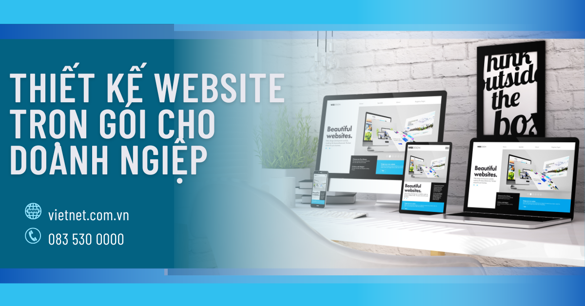 Thiết kế website trọn gói cho doanh nghiệp