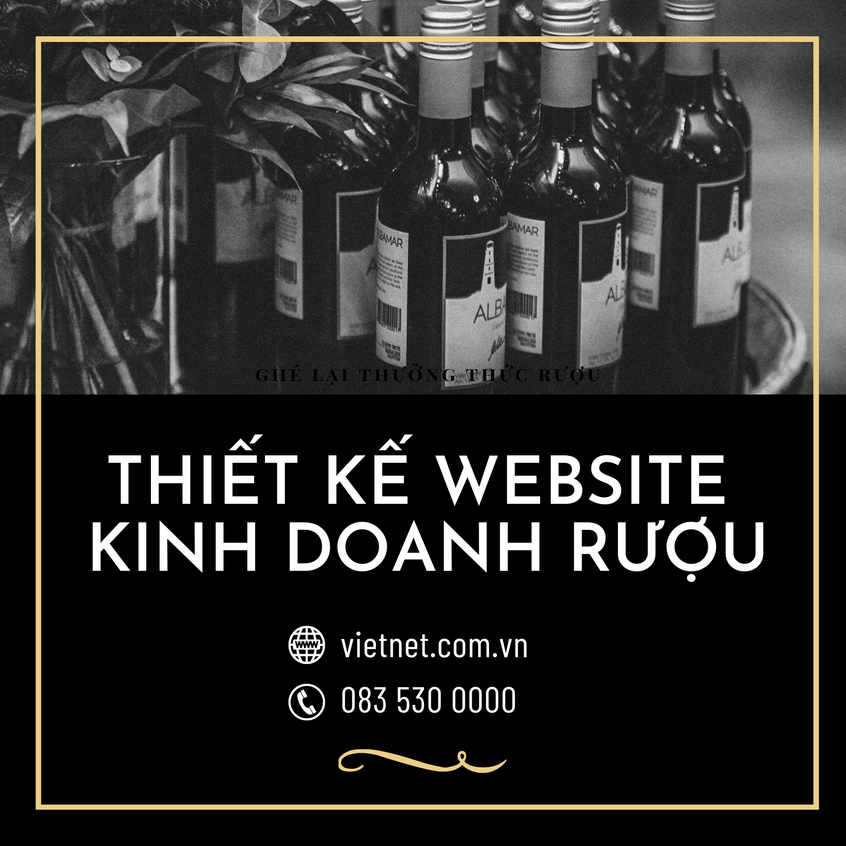 Thiết kế website kinh doanh rượu